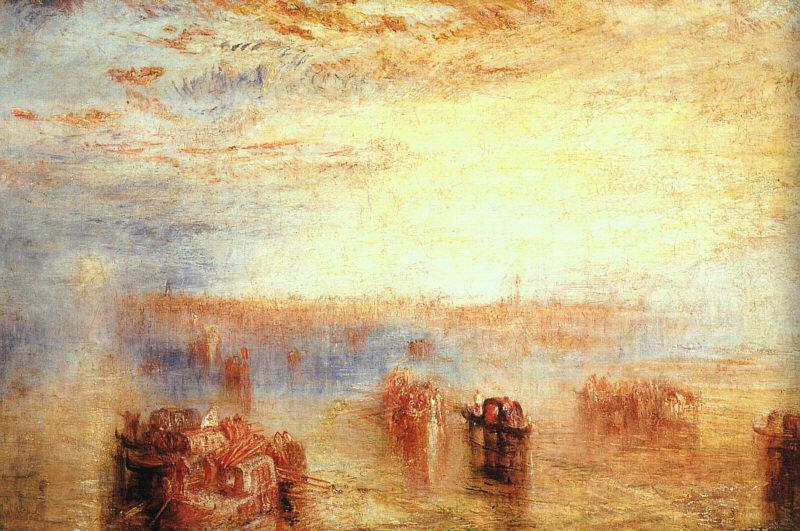 Joseph Mallord William Turner Approach to Venice oil painting picture